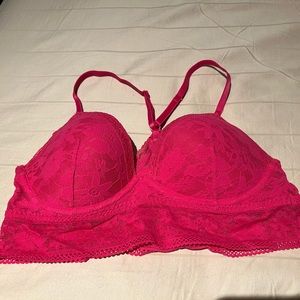 Victorias Secret Bralette Medium Pink